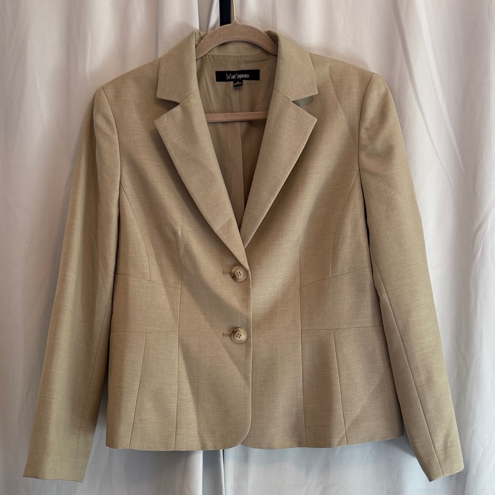 Le Suit Beige Women's Blazer